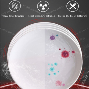 Tablettes de lave-vaisselle industrielles en acier inoxydable, lave-vaisselle de cuisine électrique de type hotte avec évier pour restaurant - Product Image 6