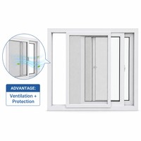 Fenêtre à auvent en PVC, à ouverture par le haut, couleur personnalisée, double vitrage, isolation thermique, étanche, fabrication OEM, fenêtre à battant