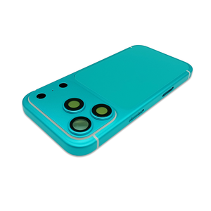 Custodia di Lusso in Metallo <span class=keywords><strong>Tiffany</strong></span> Blue per iPhone 17 Pro, Personalizzabile con Logo, Disponibile in Diversi Colori - Articolo di Grande Successo - Product Image 5