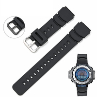 Bracelet de montre en silicone pour Casio PRO-TERK PRT-40IS, bracelet de remplacement avec boucle à ardillon en métal, bracelet de montre en caoutchouc Protrek de 20mm