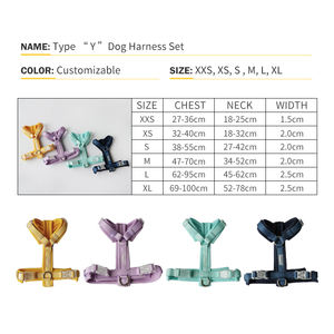 ペット犬用ハーネスソフトパッド付きY形状調節可能 - Product Image 4