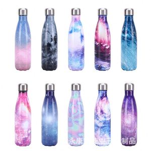 Bouteille d'eau sport en acier inoxydable isotherme personnalisée avec logo et motif sur mesure, bouteille de cola sport personnalisée - Product Image 4