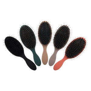 Brosse à Cheveux Démêlante Humide Personnalisée à Poils de Sanglier 100% Naturels avec Poils Souples et Flexibles pour Extensions - Product Image 1
