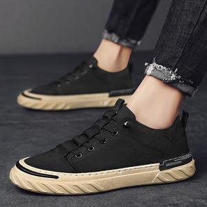 Zapatos de Hombre Ice Silk Primavera/Verano 2026, Nuevo Diseño, Zapatos de Lona Modernos para Hombre, Transpirables, de una Pieza, Estilo Casual, Tipo Flip-Flop - Product Image 2