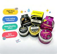 Cire Nettoyante Premium Ultime Carnauba Plus en Pâte, Polish Hydrophobe, Anti-Oxydation, Protection Brillance pour Détail Automobile