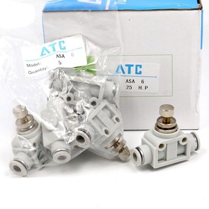 Válvula de Control de Velocidad Neumática Airtac, Válvula Reguladora de Gas con Puerto de 1/4 Pulgada, ASA PSA4 6 8 10 12, Válvula de Estrangulación de Paso Directo - Product Image 4