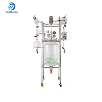 YangMai - Reactor de Vidrio de Doble Pared de 100L con Control Automático de Temperatura Precisa