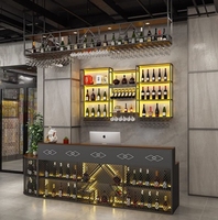 2024 vente chaude led comptoir de bar discothèque comptoir de bar design de luxe bar à vin