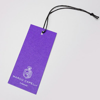 Etiquetas colgantes con forma de camiseta para ropa, papel de cartón negro impreso personalizado, Logo propio