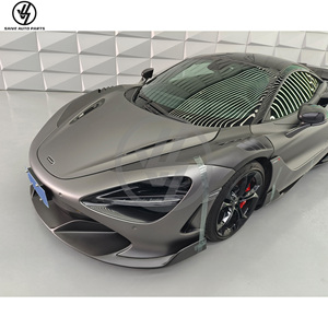 Canards avant style R en fibre de carbone sèche, kit carrosserie en fibre de carbone mate, canards de pare-chocs avant pour McLaren 720S - Product Image 6