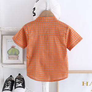 Ropa Infantil de Alta Calidad, Conjunto de Ropa Blanca para Niños, Conjunto de 2 Piezas con Camisa a Cuadros - Product Image 4