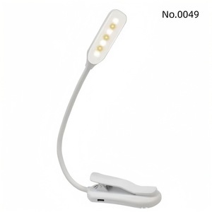Clip <b>Led</b> Book <b>Light</b> 7 <b>leds</b> 3 Mode Rechargeable White Reading Lamp For Desk <b>Bedroom</b> - Product Image 4