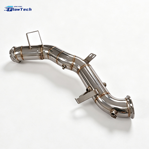 Downpipe haute performance FlowTech T304 en acier inoxydable pour Mercedes-Benz C63 W206 C63S M139 2.0T Prix direct usine - Product Image 6
