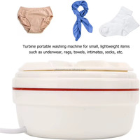 WM01 Machine à laver et à sécher le linge portable, mini, pliable, automatique, petite, pour sous-vêtements, usage domestique