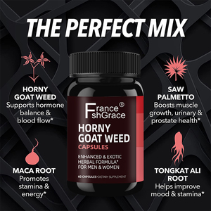 Suplemento de Hierba de Cabra en Celo de Alta Potencia para Hombres, Mejora la Energía, Cápsulas de Hierba de Cabra en Celo para la Vitalidad Masculina, Pastillas para Agrandar el Pene - Product Image 2
