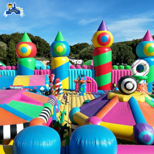 Castillo Inflable para Niños Lily Toys, Parque de Juegos Inflable, Trampolín Inflable Grande, Parque de Atracciones, <span class=keywords><strong>Casa</strong></span> de Brinco - Product Image 6