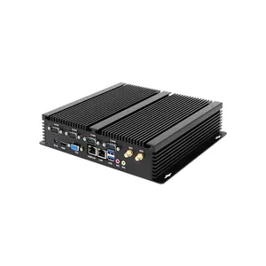 YCTipc T6 7200U безвентиляторный промышленный ПК Core Hd Vga двойной дисплей 6 * rs232 rs485 Com Win10/li-nux Dual LVDS