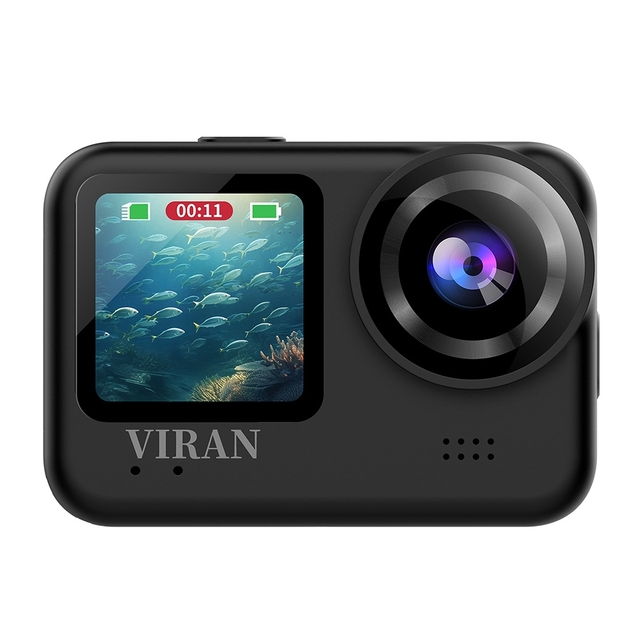 4K Dual Color Screen Diving Anti-Shake Action Camera Outdoor Cycling Travel Recorder