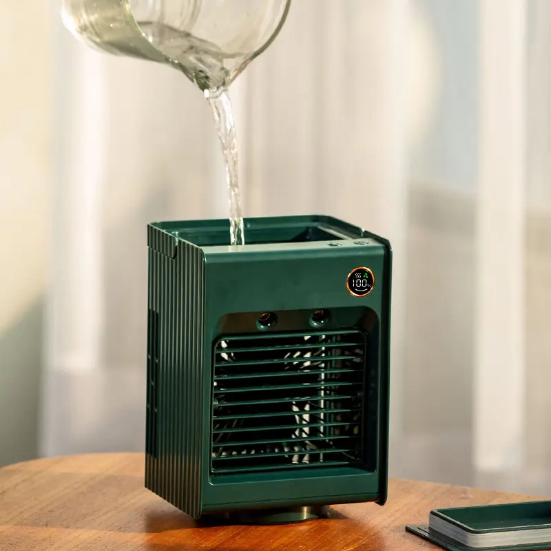 Condizionatore d'aria portatile AC all'ingrosso batteria ricaricabile raffreddatore d'aria camera da viaggio Mini ventilatore del condizionatore d'aria a casa