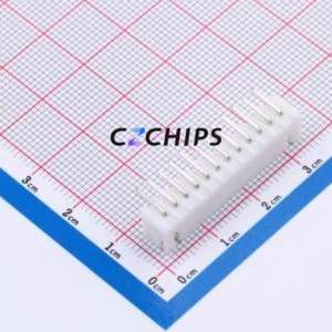 W2542100-12PW2113 Wire-to-Board Pin Header Bent Lead Through Hole,P=2.54mm Connector 1x12P 2.5mm Right Angle Insert XH - Product Image 2