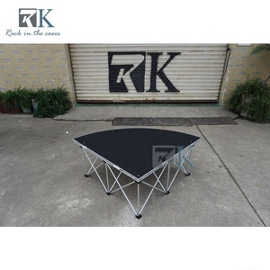 Circular <b>Stage</b> <b>Platform</b> Aluminum Folding Riser Simple Setup 30mm <b>Stage</b> - Product Image 5