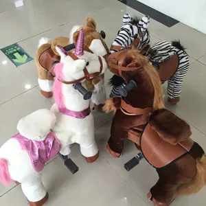 Jouet porteur CE/AZO/RoSH taille M standard Animaux Cheval à bascule mécanique pour enfants