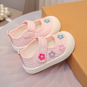 Wholesale Children's <strong>Canvas</strong> <strong>Shoes</strong> Baby Casual Walking <strong>Shoes</strong> Non-slip <strong>Girls'</strong> Cloth <strong>Shoes</strong> - Product Image 1