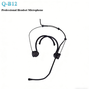 Mejor precio Micrófono con cable Entrevista Grabación Enseñanza Diadema Micrófono Negro Auriculares plegables Micrófono - Product Image 1