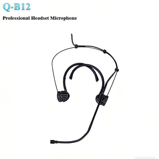 Best Price Wired Microphone Interview Recording Teaching Headband Microphone Black Foldable Headset Microphone