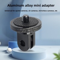 Dudukan kamera adaptor Tripod 2025 kompatibel dengan dudukan kamera GoPro, Sony, Xiaomi Yi atau kamera aksi lainnya dengan sekrup kamera