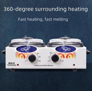 Latest Design Explosive Double Wax Pot 1200ml Capacity Rapid Melting Hair Removal Double Pot Wax Heater - Product Image 5