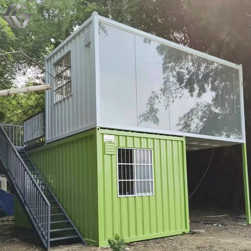 Residential Containers with Glass Facades Are