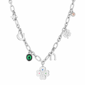 Collier Lincy, nouveau, de haute qualité, bijoux fins, délicat, élégant, bon prix, fabrication, <span class=keywords><strong>syndrome</strong></span> de la fille, acier inoxydable - Product Image 6
