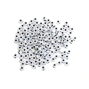 Ilan Abalorios Cuentas de Plástico en Forma de Estrella 4x7mm para Manualidades 17g - Product Image 2