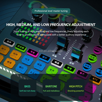 Carte son audio TNH SC-F998, équipement de mixage audio, carte son sans fil pour Tiktok, téléphone portable, ordinateur