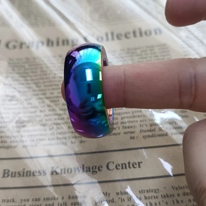 Fidget Spinner Personalizzabile in Acciaio Inossidabile con Superficie Lucida, Anello Giocattolo per <span class=keywords><strong>Adulti</strong></span>, Magnetico, per <span class=keywords><strong>ADHD</strong></span>, con Slider a Punta - Product Image 4