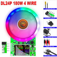 DL24P couleur 2.4 "DC USB testeur de Charge électronique batterie au Lithium moniteur de capacité décharge Charge Power Meter vérificateur d'alimentation APP