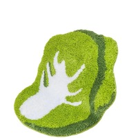 Tapis moderne et mignon en forme de légumes de dessin animé, antidérapant, à poils touffus, couverture créative pour chambre d'enfant, usage domestique, fabriqué à la machine