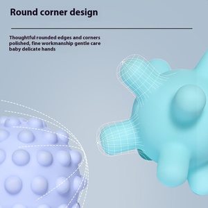 Baby Manhattan Hand Grip <span class=keywords><strong>Ball</strong></span> Baby Toy Grasp Multi-texture Soft Glue Hand Grip <span class=keywords><strong>Touch</strong></span> <span class=keywords><strong>Ball</strong></span> - Product Image 5