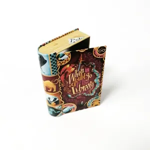 ספר פח ספר בצורת שוקולד פח חתונה סוכריות אריזה תיבת אנציקלופדיה סגנון מתכת תיבה