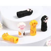 Étui de protection en gros pour ciseaux à cuticules et outils de manucure, motif patte de chat mignonne