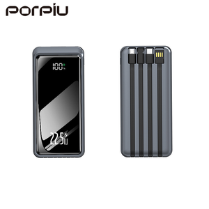 PORPIU PD22.5W 20000 di ricarica <span class=keywords><strong>Super</strong></span> veloce mah Power Bank grande capacità con ingresso di tipo C e Display a LED Logo personalizzabile - Product Image 6