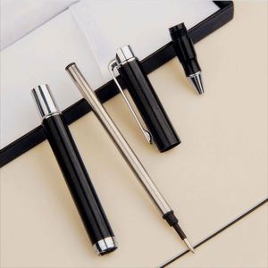 High Quality 1.0 mm Black Metal Ballpoint <b>Pen</b> with Custom Logo Stainless Steel for Business for Gifts - Product Image 6