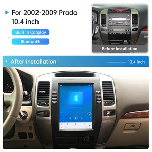 Xe Stereo đài phát thanh GPS navigation cho Toyota Prado /120 <span class=keywords><strong>Lexus</strong></span> <span class=keywords><strong>GX470</strong></span> 2002-2009 <span class=keywords><strong>Android</strong></span> với Carplay Bluetooth tự động video, 10.4 inch - Product Image 3