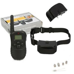 रिचार्जेबल एब्स सामग्री वाटरप्रूफ रिमोट कंट्रोल कुत्ते प्रशिक्षण कॉलर रेंज एलसीडी डिस्प्ले छाल नियंत्रण शीर्ष विक्रेता रिचार्जेबल - Product Image 4
