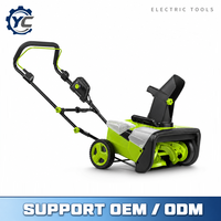 Souffleuse à neige électrique sans fil autopropulsée 6,5 HP, largeur de déneigement 50 cm, outil de déneigement tout-terrain de qualité professionnelle