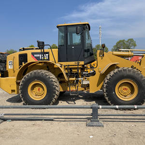 Chargeur sur pneus Caterpillar 966H d'occasion avec moteur diesel CAT et boîte de vitesses Matériel de construction en bon état à vendre - Product Image 1