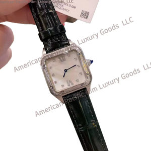 Reloj de Cuarzo de Lujo para Mujer, con Diamantes, Resistente al Agua, Correa de Acero Inoxidable, Elegante y Pequeño, con Puntero, para Moda y Negocios - Product Image 6