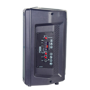 ลำโพงแบบพกพาก้านดึงสำหรับงานปาร์ตี้ลำโพงวูฟเฟอร์คาราโอเกะพร้อมไมค์ - Product Image 3