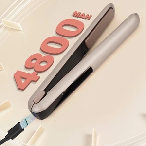 Portable 2 in 1 Private Label <strong>Hair</strong> Styling Tools Wireless Flat Iron Cordless <strong>Mini</strong> Fast Heat Ceramic <strong>Hair</strong> <strong>Straightener</strong> - Product Image 6